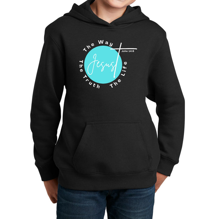 Youth Long Sleeve Hoodie the Truth the Way the Life - Youth | Hoodies