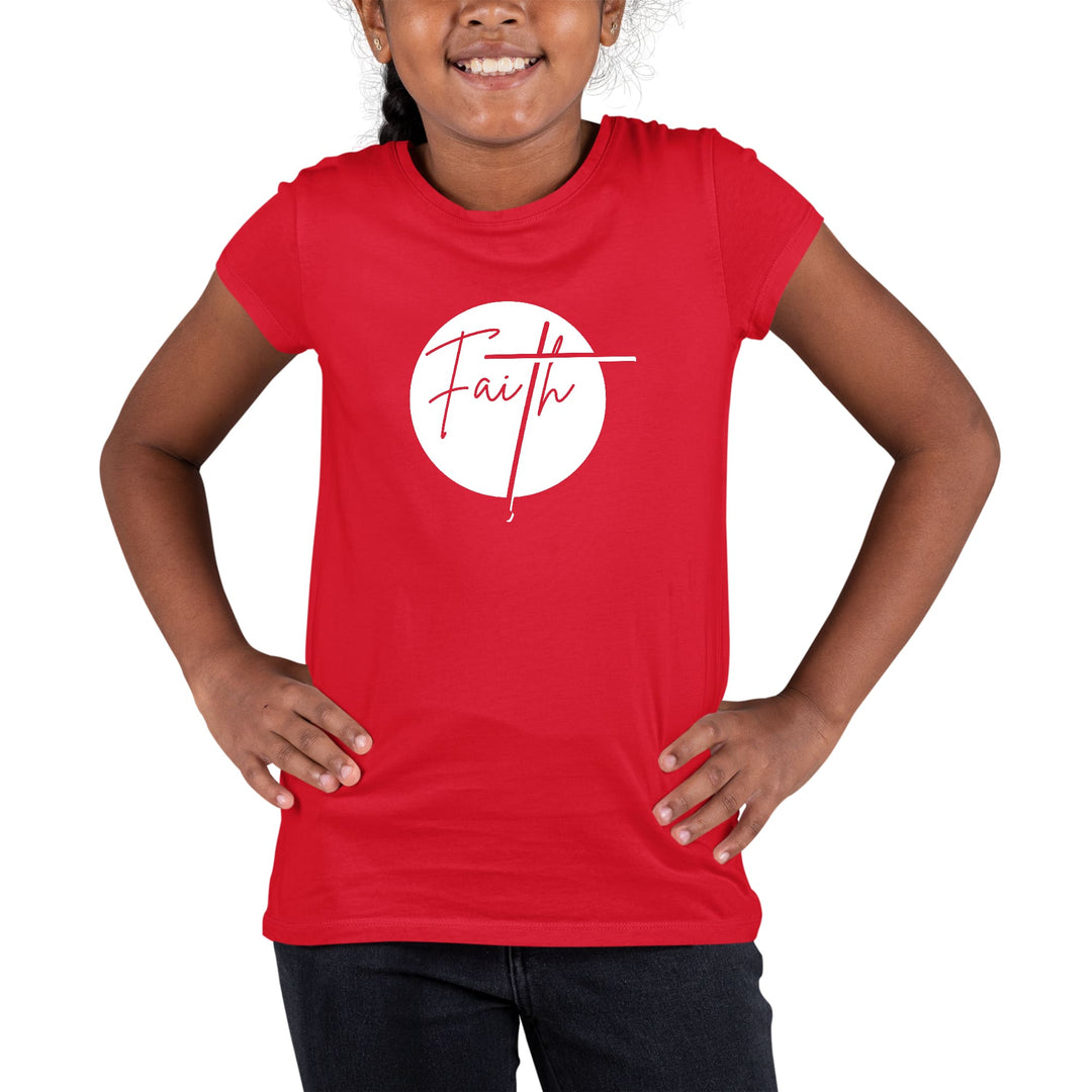 Youth Short Sleeve Graphic T-shirt Faith - Girls | T-Shirts