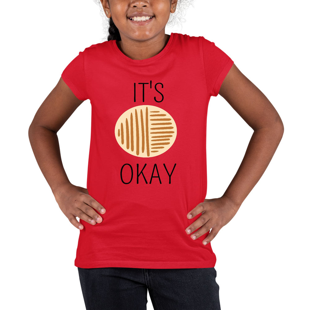 Youth Short Sleeve Graphic T-shirt Say It Soul Its Okay Black - Girls | T-Shirts