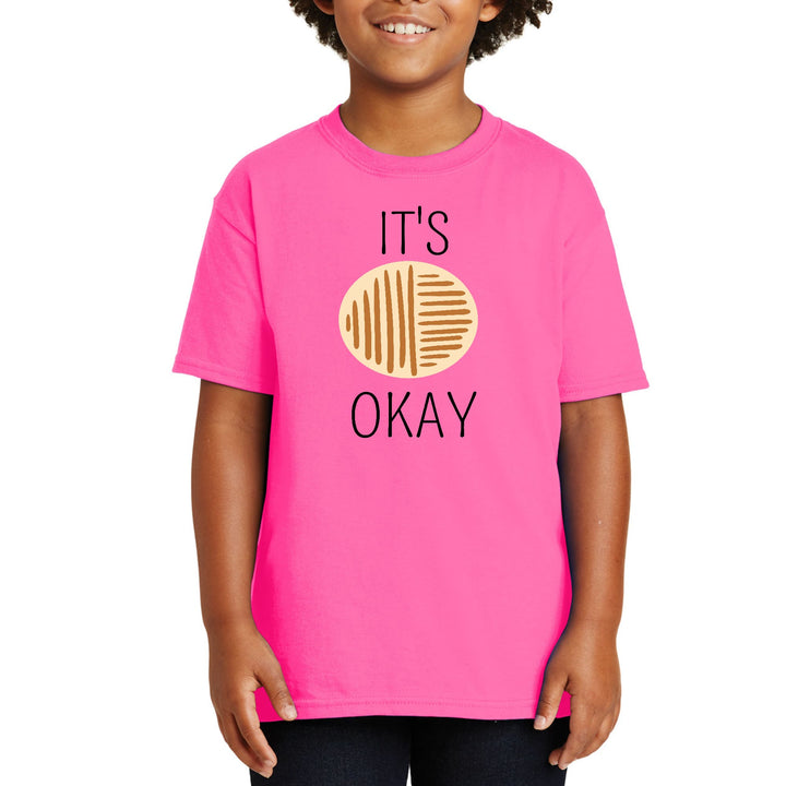 Youth Short Sleeve Graphic T-shirt Say It Soul Its Okay Black - Youth | T-Shirts