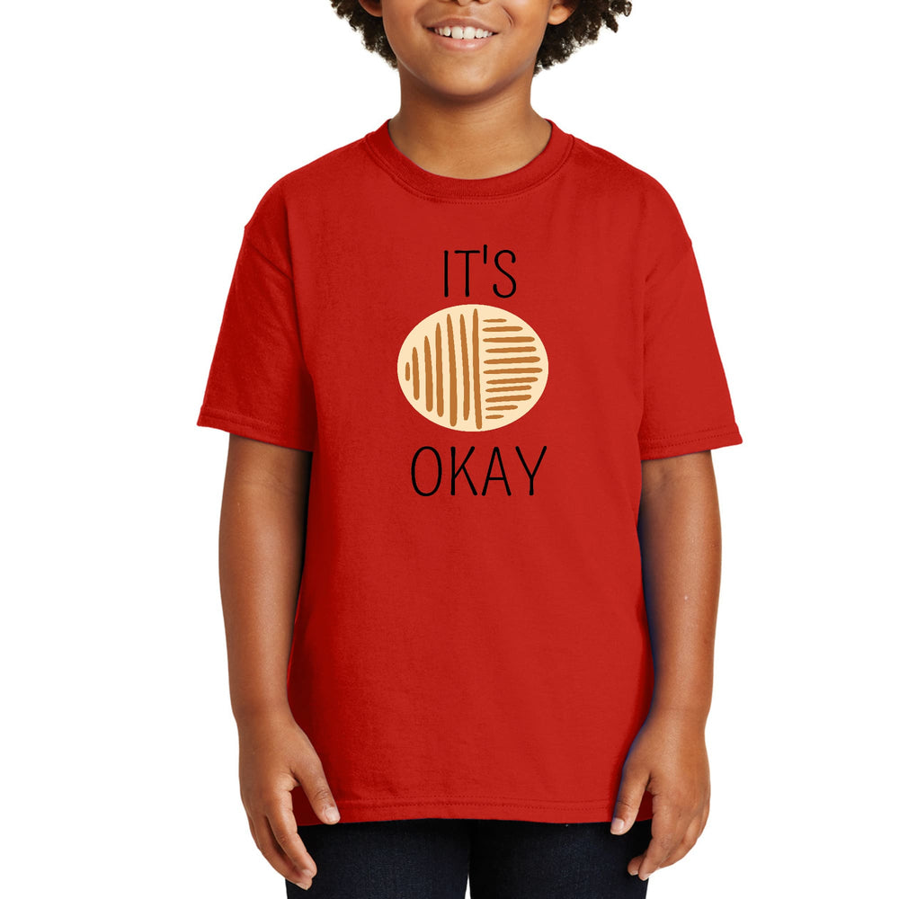 Youth Short Sleeve Graphic T-shirt Say It Soul Its Okay Black - Youth | T-Shirts