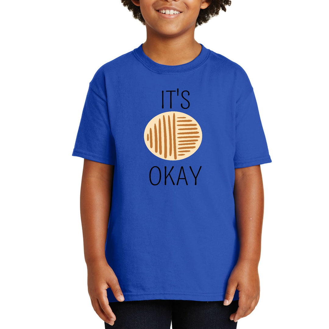 Youth Short Sleeve Graphic T-shirt Say It Soul Its Okay Black - Youth | T-Shirts