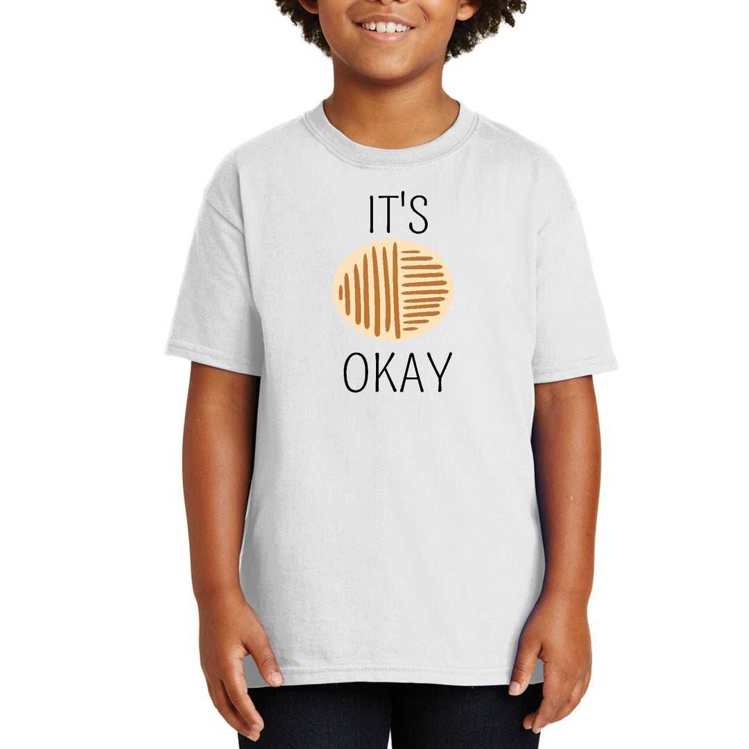 Youth Short Sleeve Graphic T-shirt Say It Soul Its Okay Black - Youth | T-Shirts