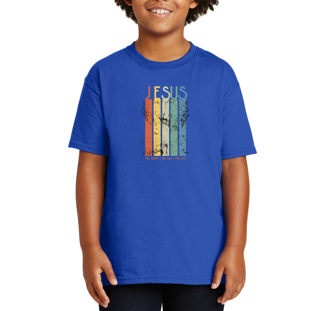 Youth Short Sleeve Graphic T-shirt the Truth the Way the Life - Youth | T-Shirts