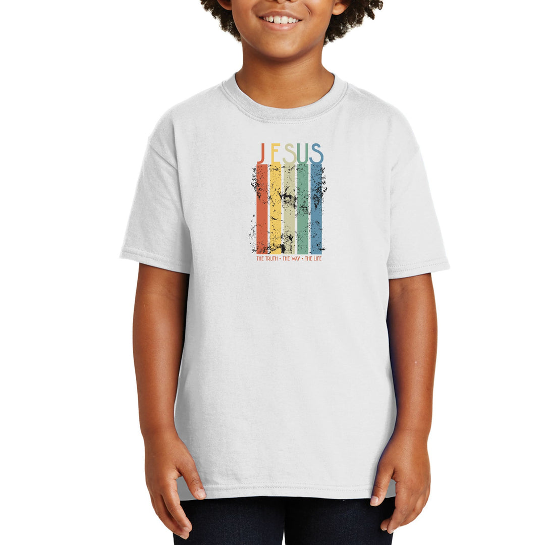 Youth Short Sleeve Graphic T-shirt the Truth the Way the Life - Youth | T-Shirts