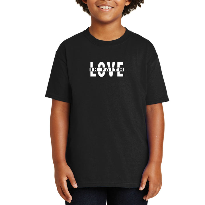 Youth Short Sleeve T-shirt Love in Faith - Youth | T-Shirts