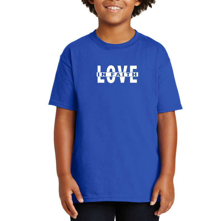 Youth Short Sleeve T-shirt Love in Faith - Youth | T-Shirts