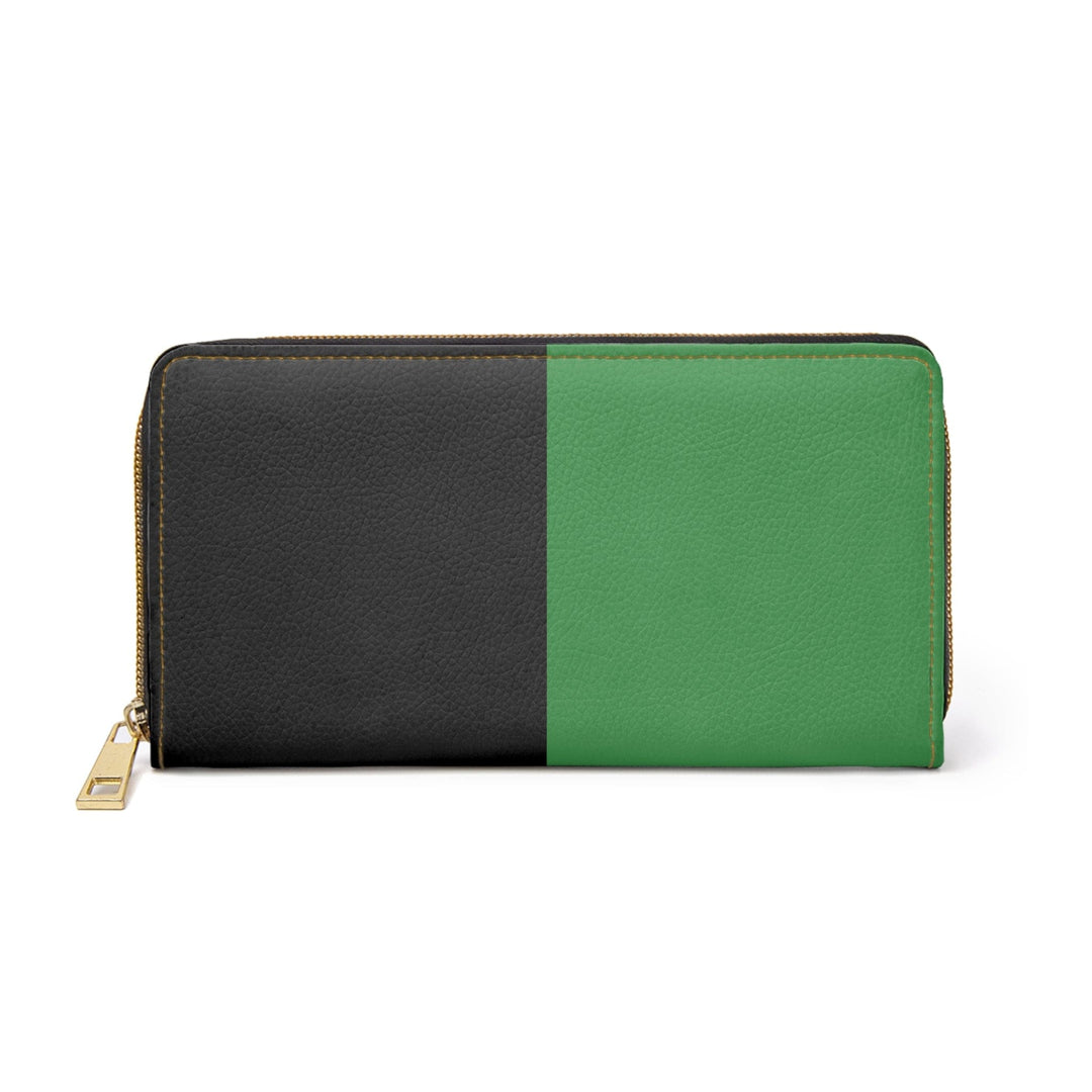 Zipper Wallet Black Red Green Stripped - Bags | Zipper Wallets