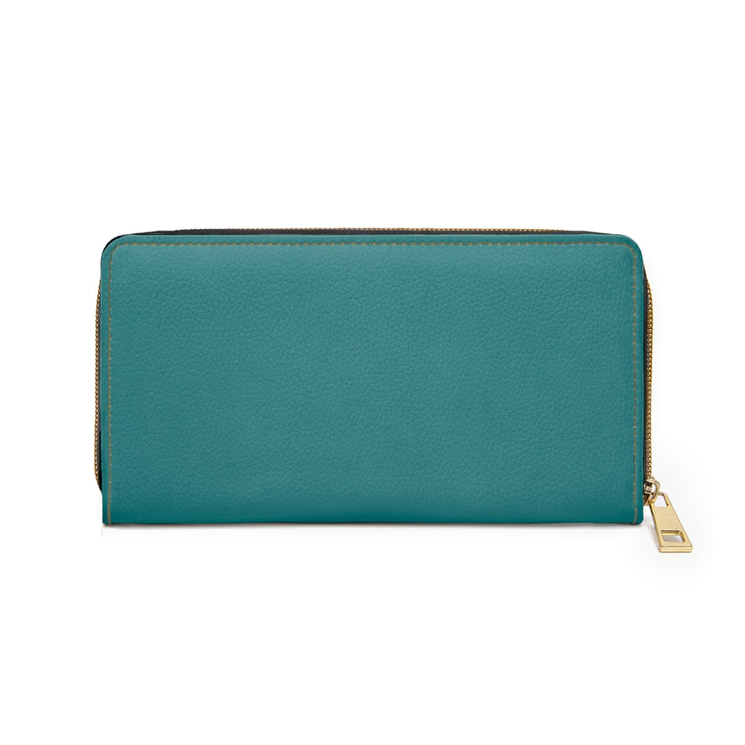 Zipper Wallet Dark Teal Green - Bags | Zipper Wallets