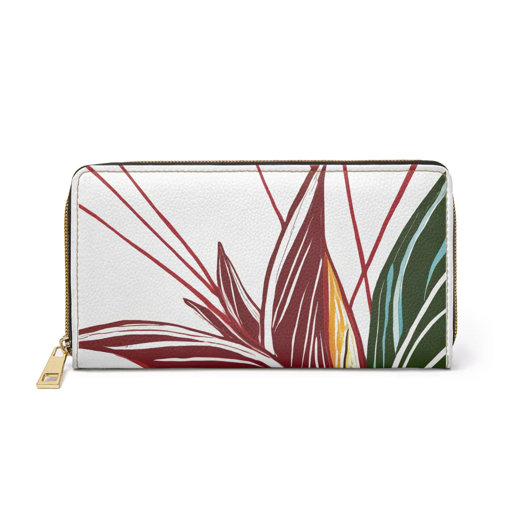 Zipper Wallet Floral Line Art Print - Bags | Zipper Wallets