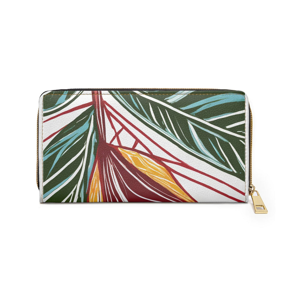 Zipper Wallet Floral Line Art Print - Bags | Zipper Wallets