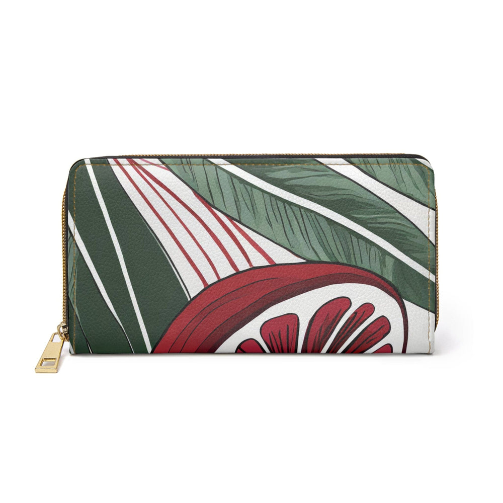 Zipper Wallet Floral Line Art Print - Bags | Zipper Wallets