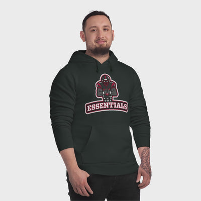 Graphic Hoodie Sweatshirt, Football - The Essentials Hooded Shirt