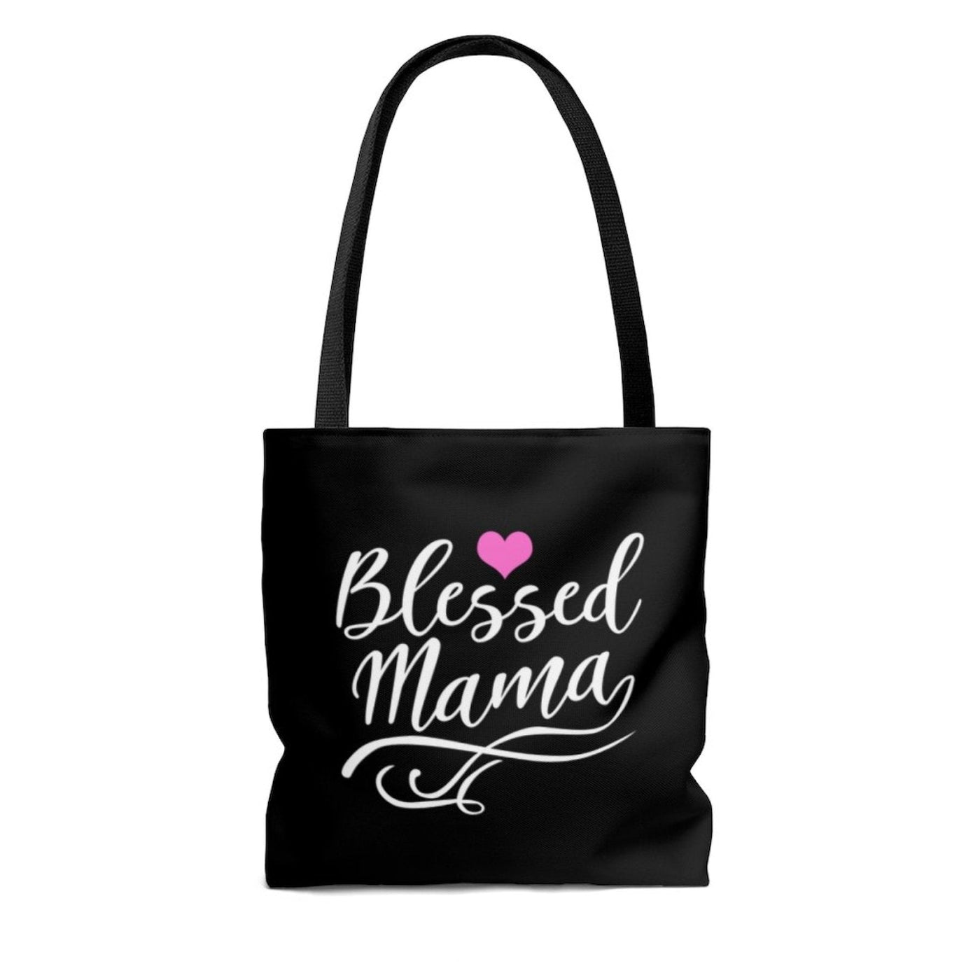 Canvas Tote Bags Blessed Mama Graphic Style Shoulder Bag - Bags | Canvas Tote