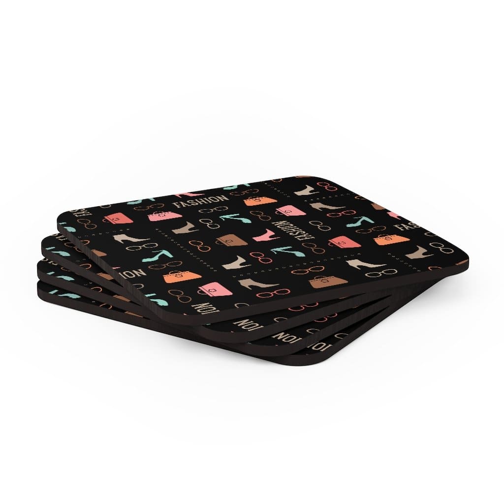 Corkwood Coaster 4 Piece Set Fashion Style Coasters - Decorative | Coasters
