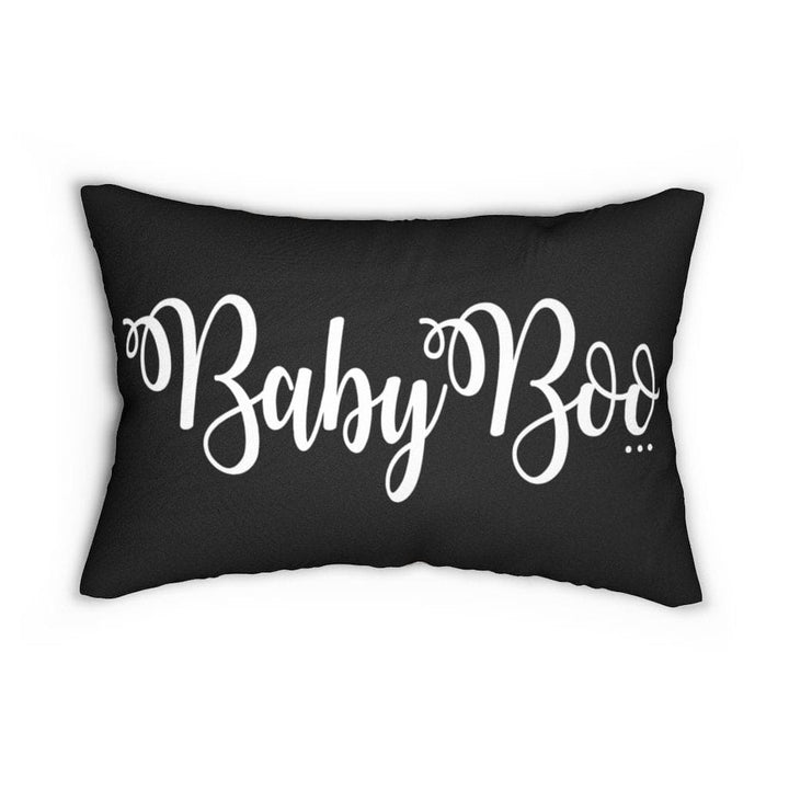 Decorative Lumbar Throw Pillow - Baby Boo - Black/beige - Decorative/Throw