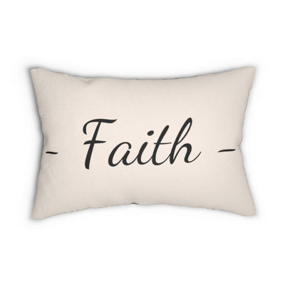 Decorative Throw Pillow - Double Sided Sofa / Faith Beige Black | Pillows Lumbar