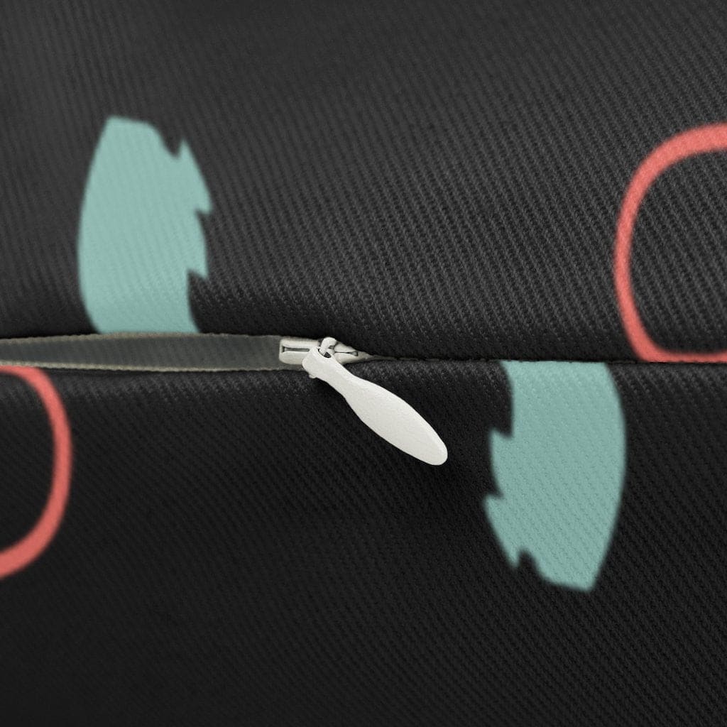 Decorative Lumbar Throw Pillow - Fashionista - Black/multicolor