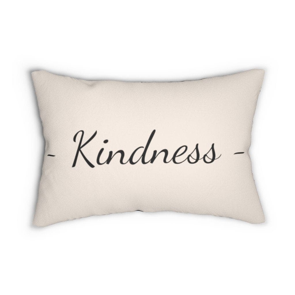 Decorative Throw Pillow - Double Sided Sofa / Kindness Beige Black | Pillows