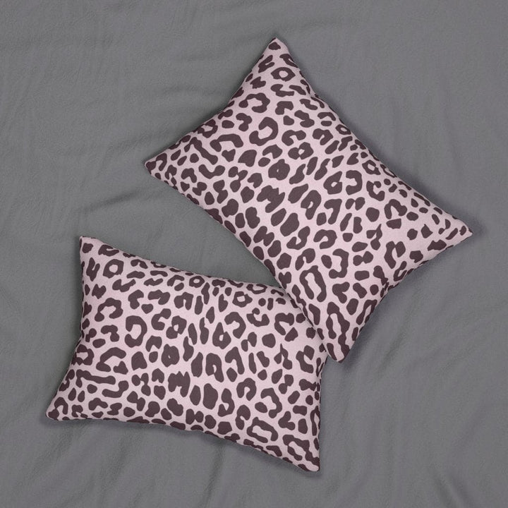 Decorative Lumbar Throw Pillow - Leopard - Pink/black - Decorative/Throw