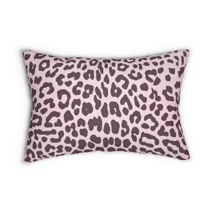 Decorative Lumbar Throw Pillow - Leopard - Pink/black - Decorative/Throw