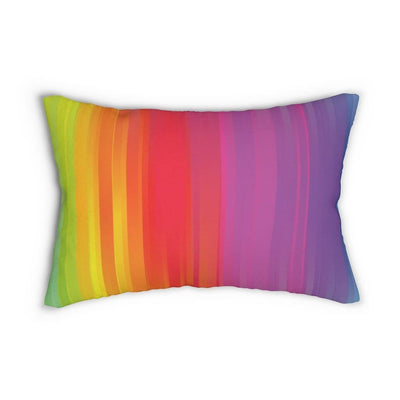 Decorative Throw Pillow - Double Sided Sofa Pillow / Rainbow - Multicolor
