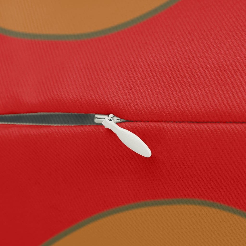 Decorative Lumbar Throw Pillow - Red Autumn Leaves - Decorative/Throw