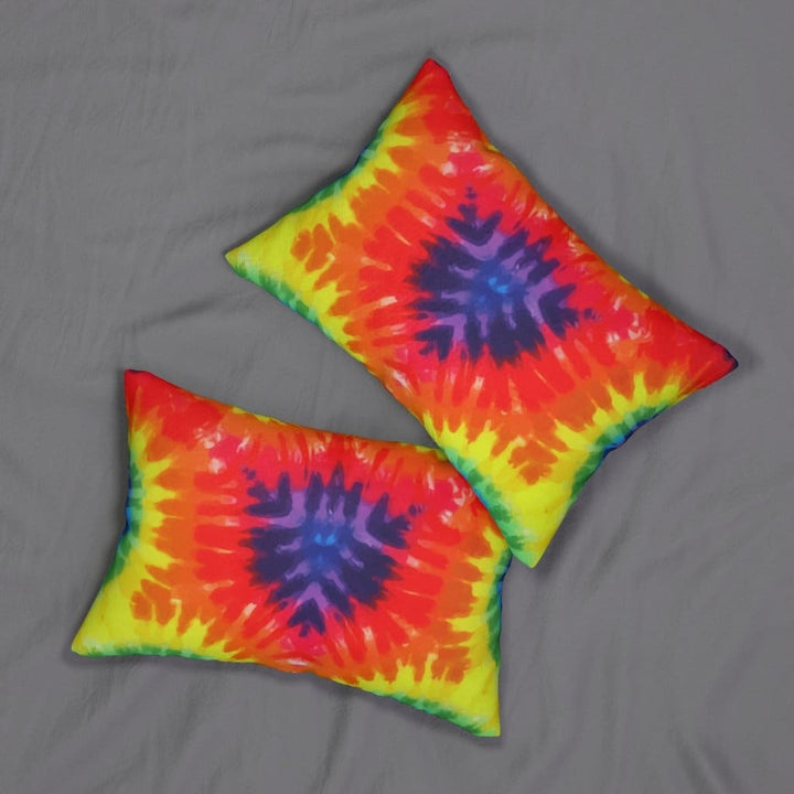 Decorative Lumbar Throw Pillow - Tie-dye - Multicolor - Decorative/Throw