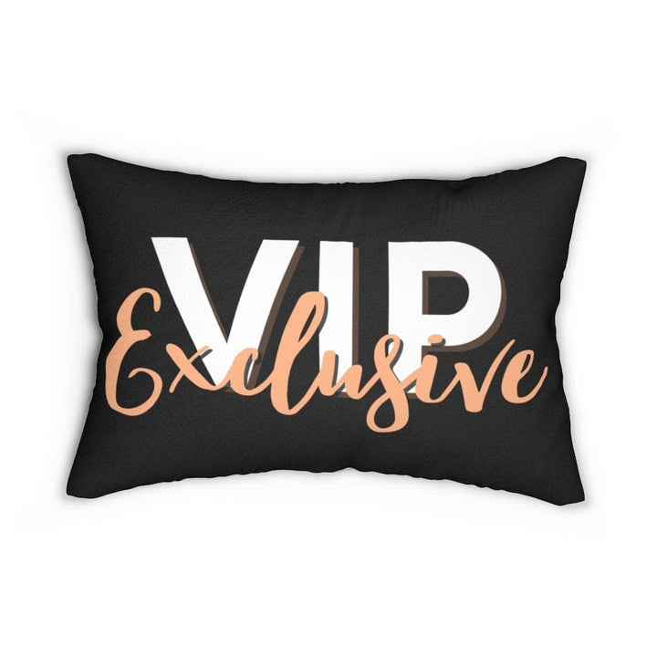 Decorative Lumbar Throw Pillow - Vip Exclusive - Beige Black - Decorative/Throw