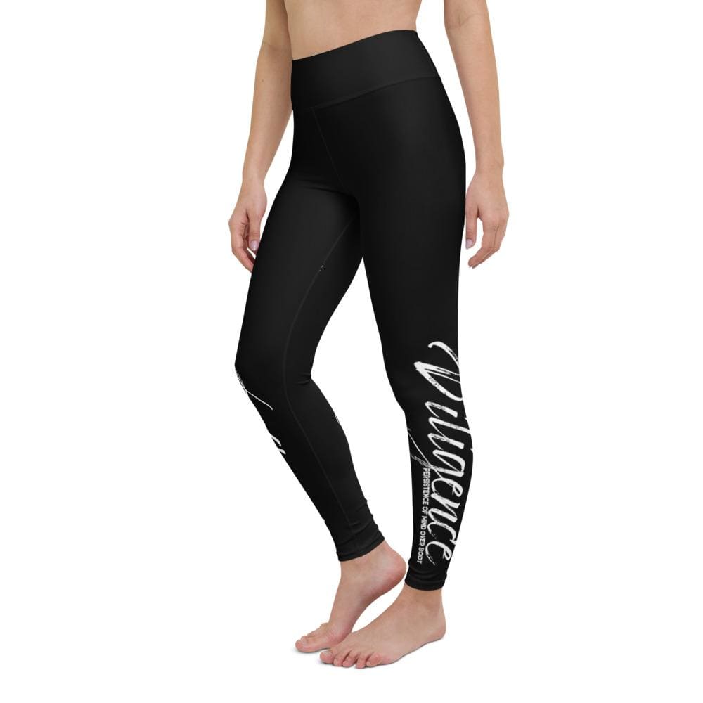 Womens High-waist Fitness Legging Yoga Pants Diligence Script - Womens