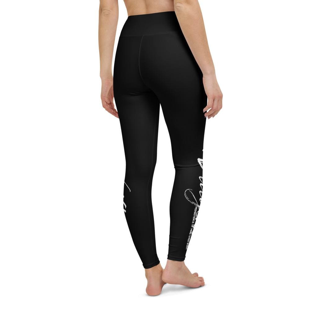 Womens High-waist Fitness Legging Yoga Pants Diligence Script - Womens