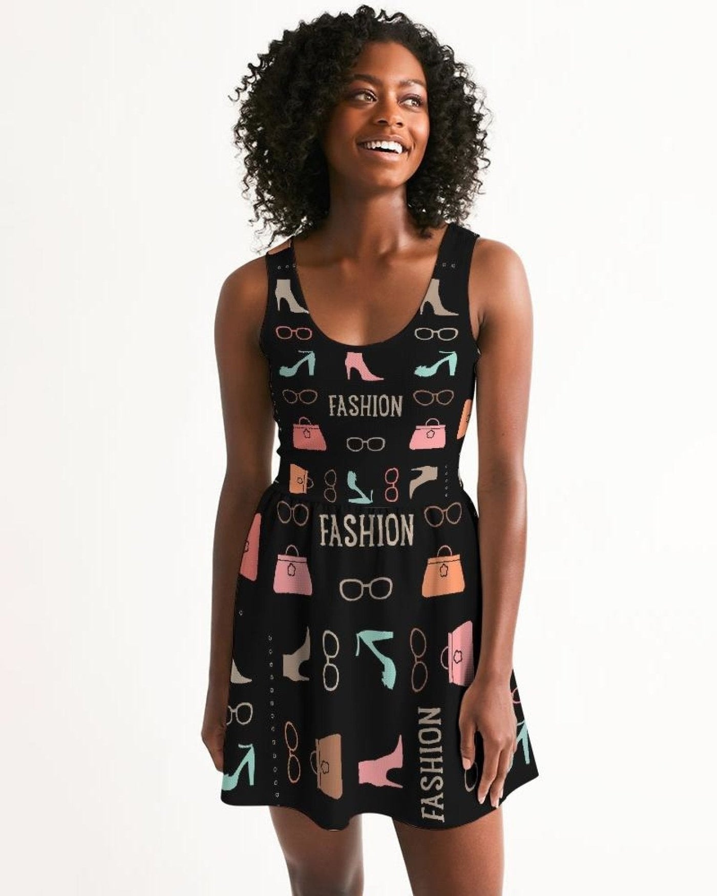Fashion Me Fabulous Womens Scoop Neck Skater Dress - Womens | Dresses |