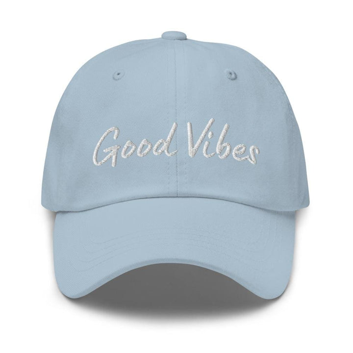 Graphic Baseball Cap Good Vibes Adjustable Chino Hat - Unisex | Baseball Caps