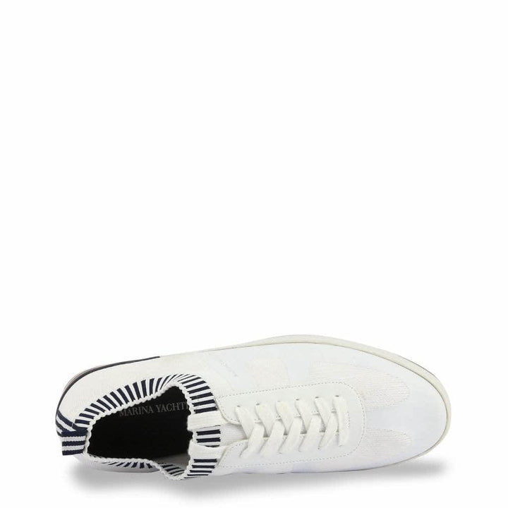 Marina Yachting Mens Sneakers - White Vento Low Top Sports Shoes (eu 44/us 11)