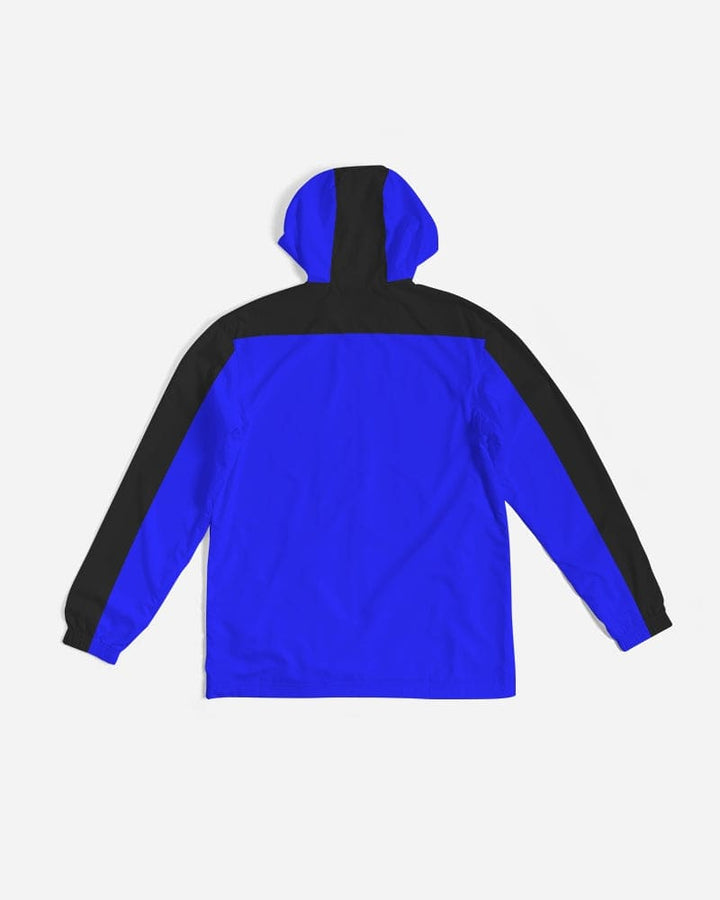 Mens Hooded Windbreaker - Royal Blue Water Resistant Jacket - Mens | Jackets