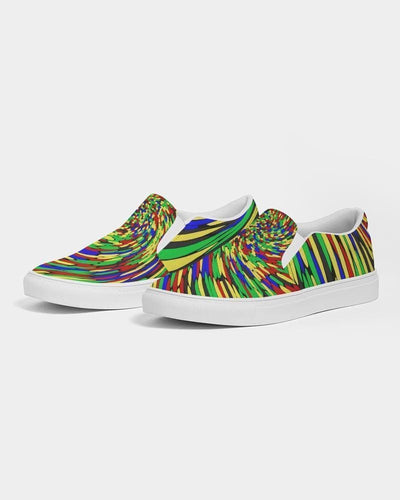Mens Sneakers Multicolor Low Top Canvas Slip-on Shoes - 3n2375 - Mens | Sneakers