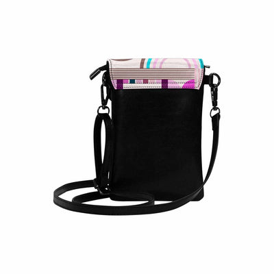 Small Cell Phone Purse Multicolor Abstract illustration - Crossbody Bags