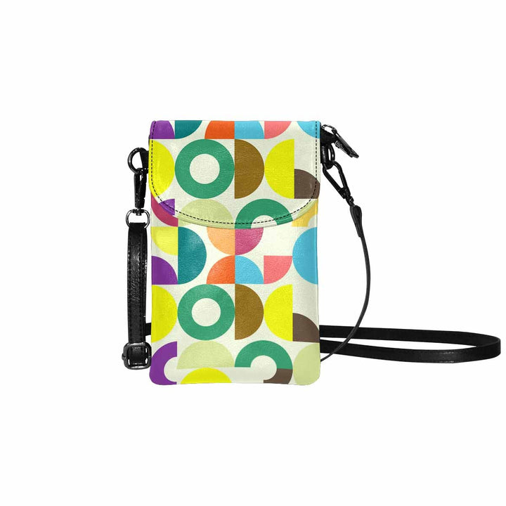 Crossbody Bag - Small Cell Phone Purse - Vibrant Style Print - Bags/Crossbody