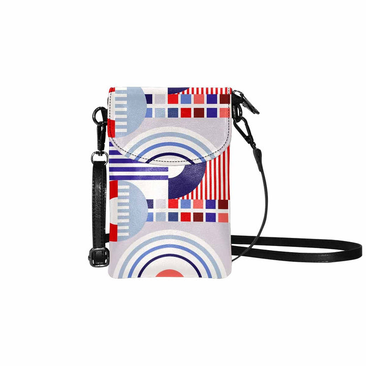 Crossbody Bag - Small Cell Phone Purse - Vibrant Style Print - Bags/Crossbody