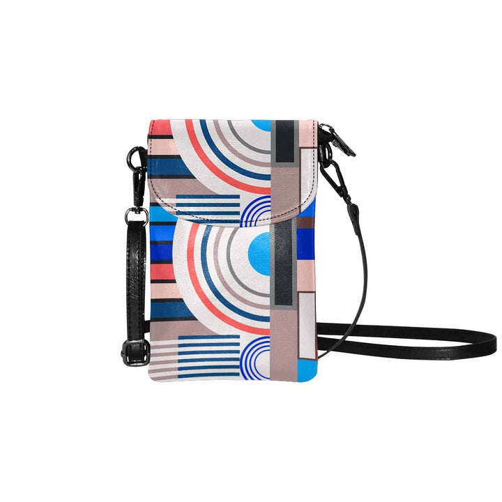 Crossbody Bag - Small Cell Phone Purse - Vibrant Style Print - Bags/Crossbody