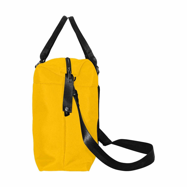 Golden Yellow Duffel Bag - Large Travel Carry - Bags/Oxford Crossbody Bags