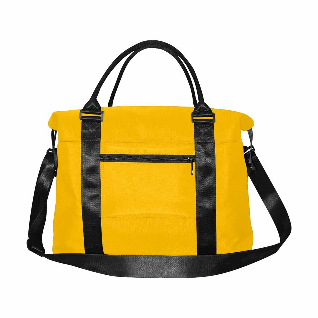 Golden Yellow Duffel Bag - Large Travel Carry - Bags/Oxford Crossbody Bags