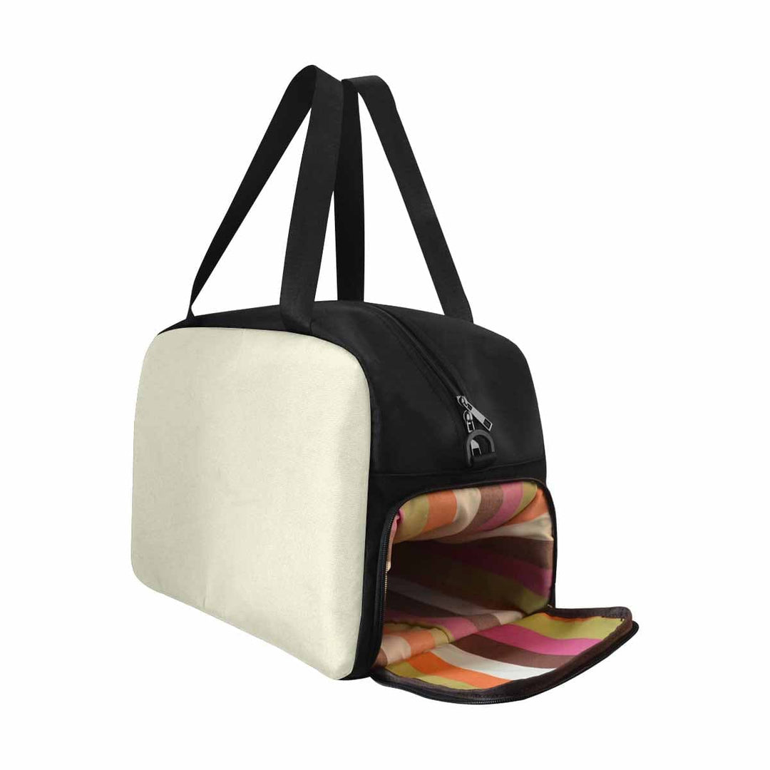 Beige Tote and Crossbody Travel Bag - Bags | Travel Bags | Crossbody