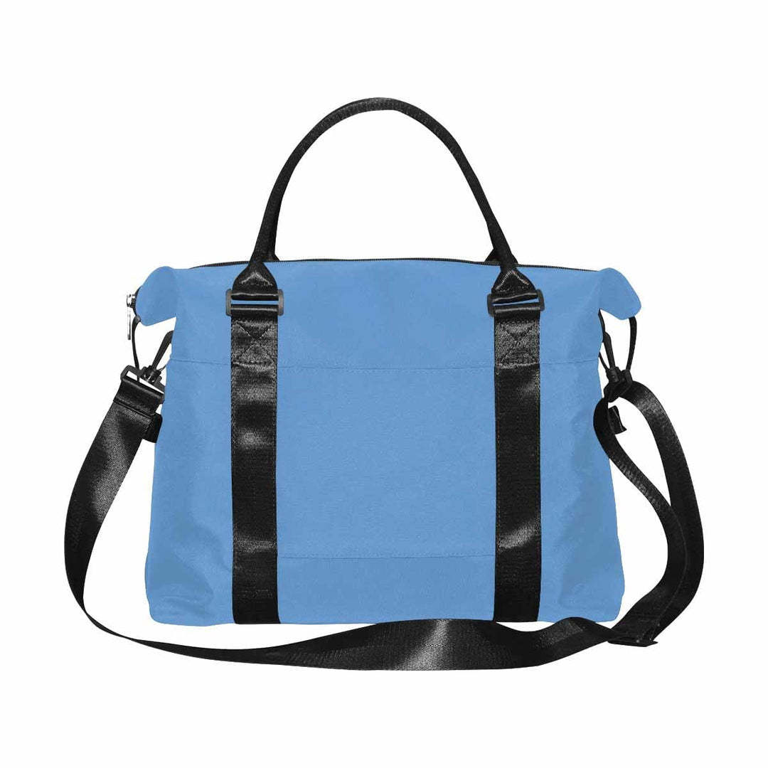 Blue Gray Duffel Bag - Large Travel Carry - Bags/Oxford Crossbody Bags