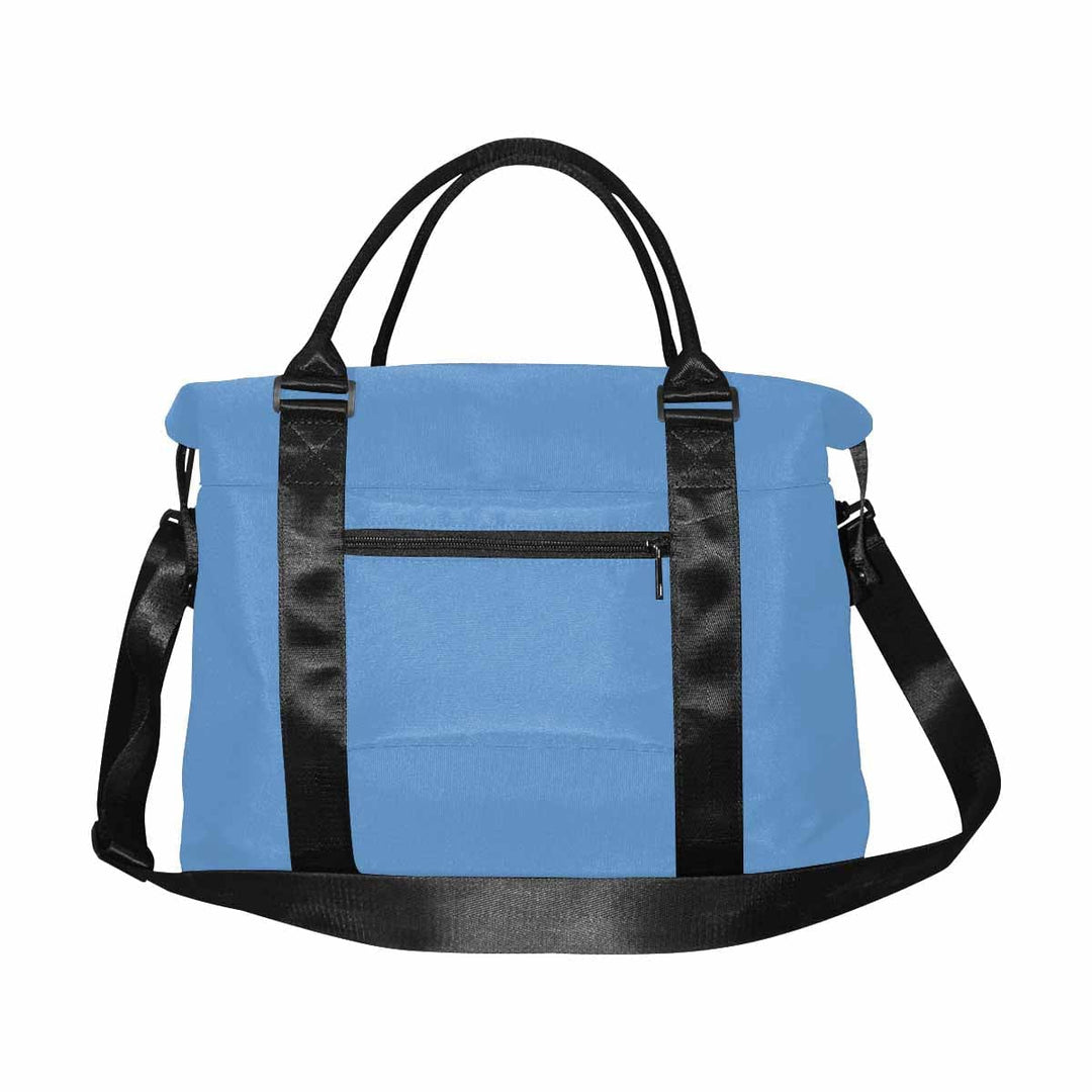 Blue Gray Duffel Bag - Large Travel Carry - Bags/Oxford Crossbody Bags