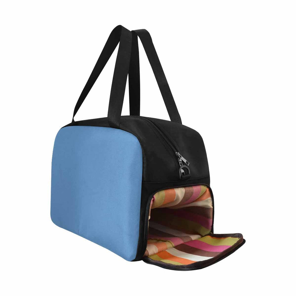 Blue Gray Tote and Crossbody Travel Bag - Bags | Travel Bags | Crossbody