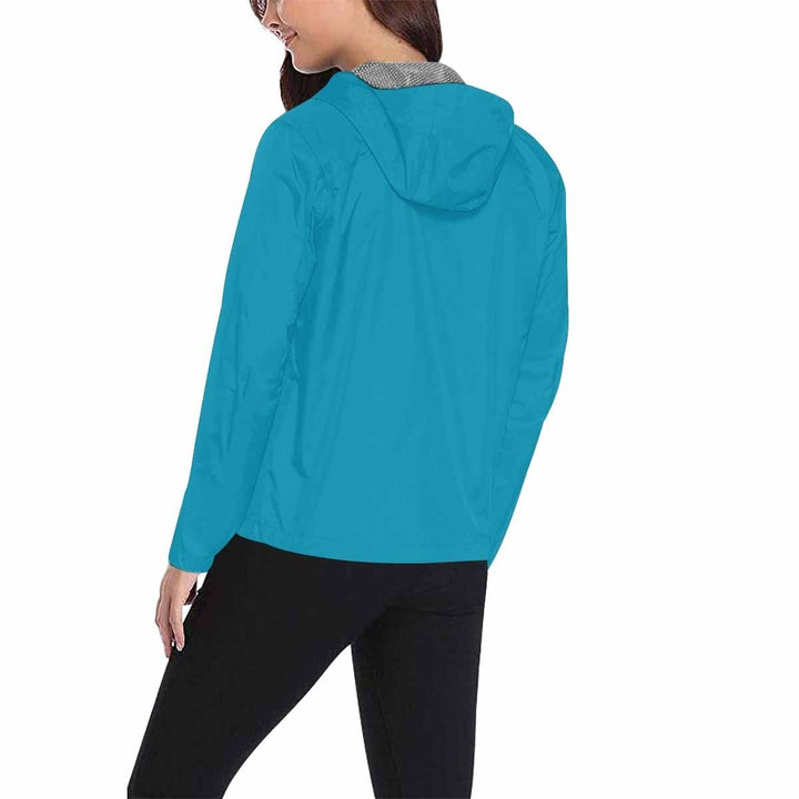 Blue Green Hooded Windbreaker Jacket - Men / Women - Mens | Jackets