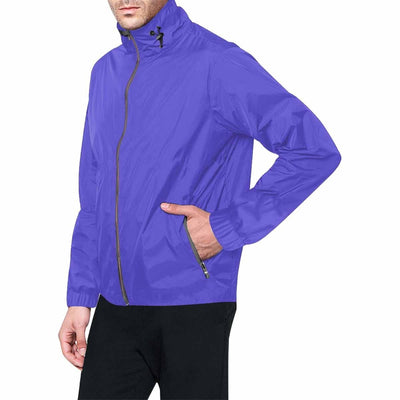 Blue Iris Hooded Windbreaker Jacket - Men / Women - Mens | Jackets