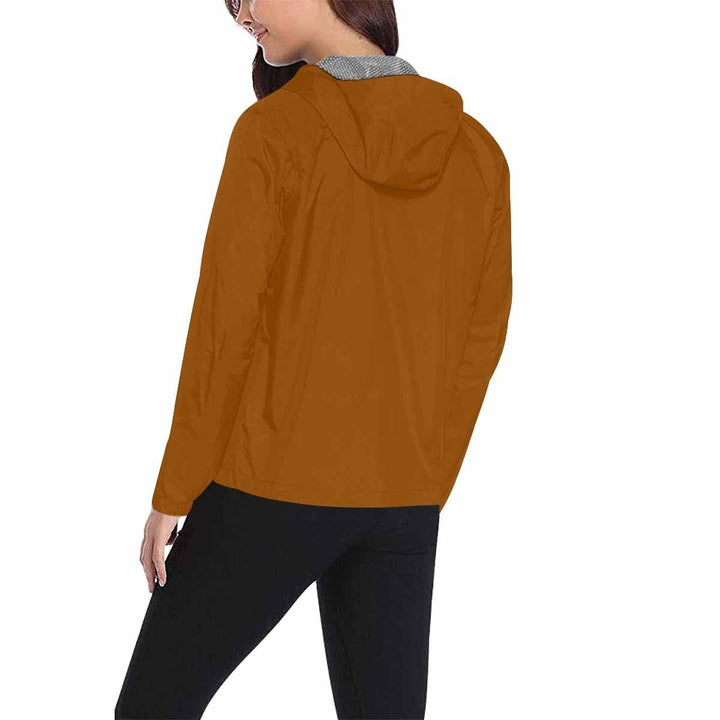 Brown Hooded Windbreaker Jacket - Men / Women - Mens | Jackets | Windbreakers