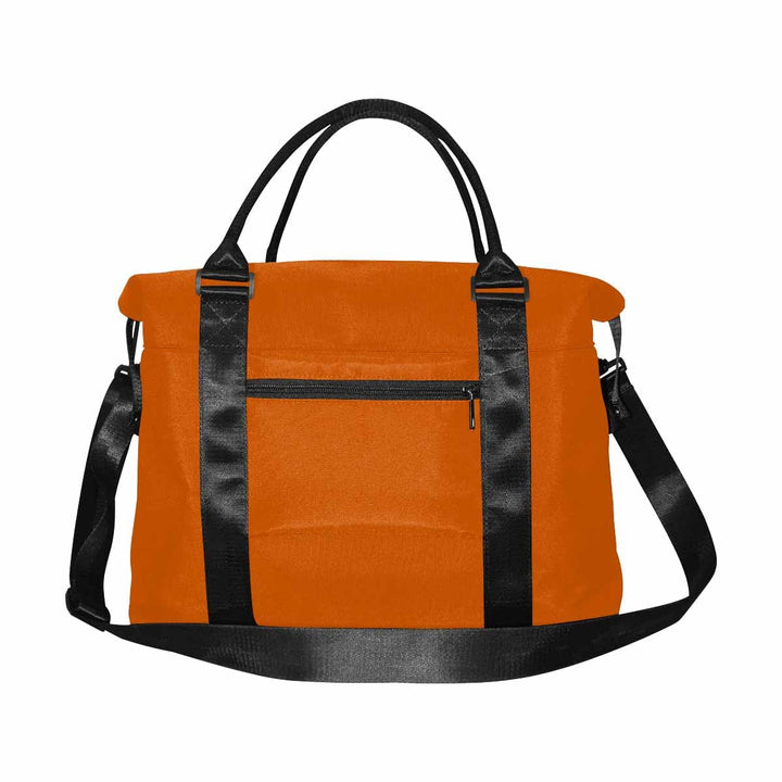 Burnt Orange Duffel Bag - Large Travel Carry - Bags/Oxford Crossbody Bags